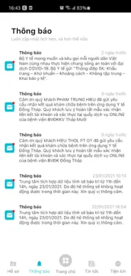 Y Tế Đồng Tháp android App screenshot 4